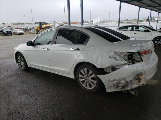 1HGCP3F85CA013642 - 2012 HONDA ACCORD EXL WHITE photo 2