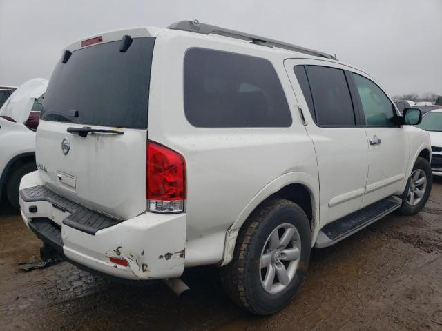 5N1AA0NC7BN605817 - 2011 NISSAN ARMADA SV WHITE photo 3