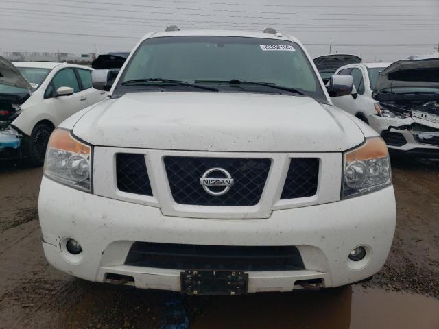 5N1AA0NC7BN605817 - 2011 NISSAN ARMADA SV WHITE photo 5