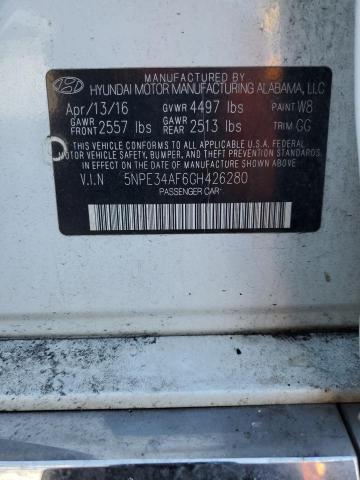 5NPE34AF6GH426280 - 2016 HYUNDAI SONATA SPORT 白色 照片 12