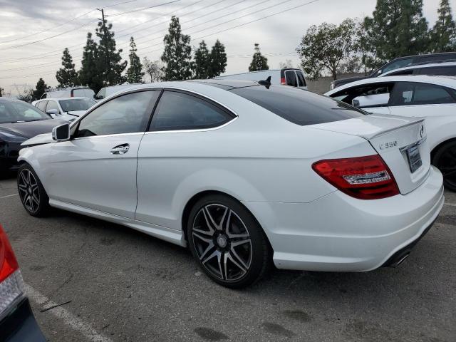 WDDGJ8JB0DG078792 - 2013 MERCEDES-BENZ C 350 4MATIC WHITE photo 2