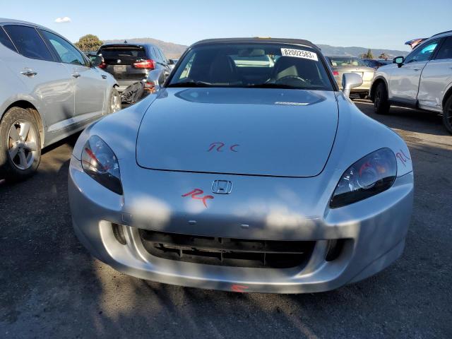 JHMAP21426S002616 - 2006 HONDA S2000 SILVER photo 5