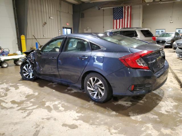 2HGFC2F78HH577319 - 2017 HONDA CIVIC EX BLUE photo 2