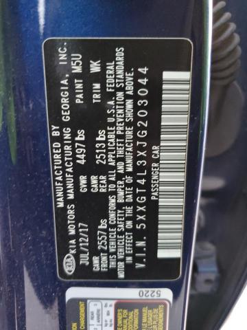 5XXGT4L3XJG203044 - 2018 KIA OPTIMA LX 蓝色 照片 12