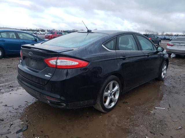 3FA6P0T96GR159315 - 2016 FORD FUSION SE BLACK photo 3