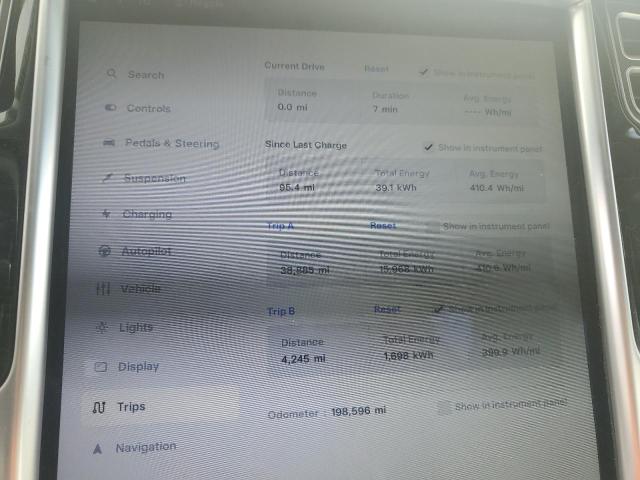 5YJXCAE29HF060278 - 2017 TESLA MODEL X Grafit foto 9