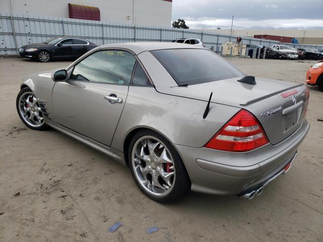 WDBKK49F64F301584 - 2004 MERCEDES-BENZ SLK 230 KOMPRESSOR GRAY photo 2