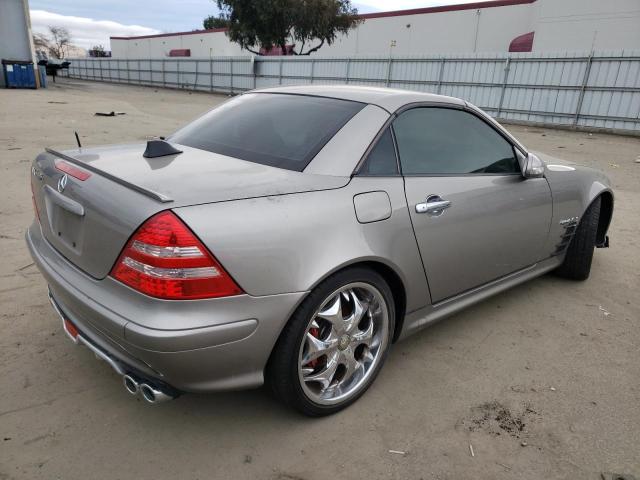 WDBKK49F64F301584 - 2004 MERCEDES-BENZ SLK 230 KOMPRESSOR GRAY photo 3