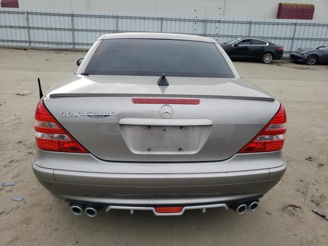 WDBKK49F64F301584 - 2004 MERCEDES-BENZ SLK 230 KOMPRESSOR GRAY photo 6