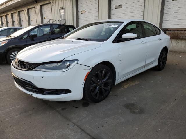 1C3CCCBB2FN654633 - 2015 CHRYSLER 200 S WHITE photo 1