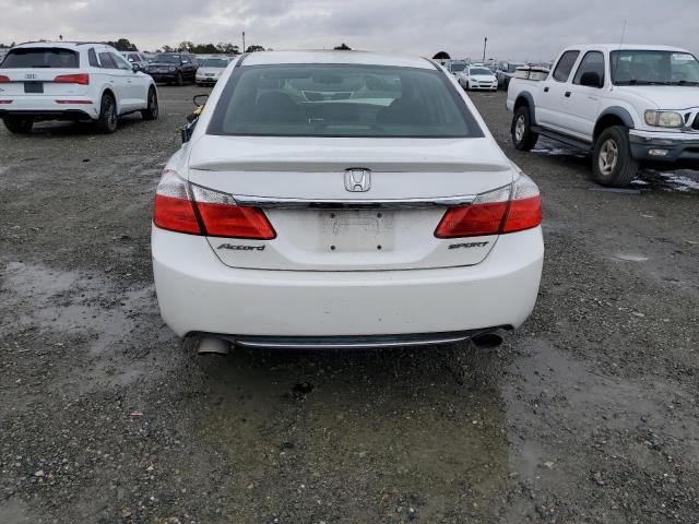 1HGCR2F50DA264273 - 2013 HONDA ACCORD SPORT Ақ фото 6