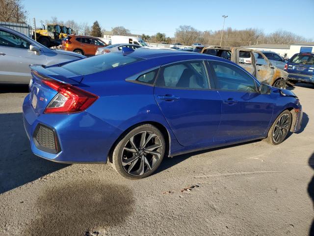 2HGFC1E50JH700742 - 2018 HONDA CIVIC SI BLUE photo 3