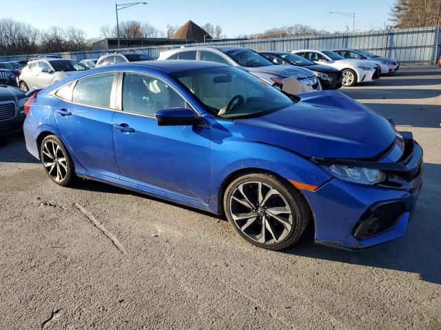 2HGFC1E50JH700742 - 2018 HONDA CIVIC SI BLUE photo 4