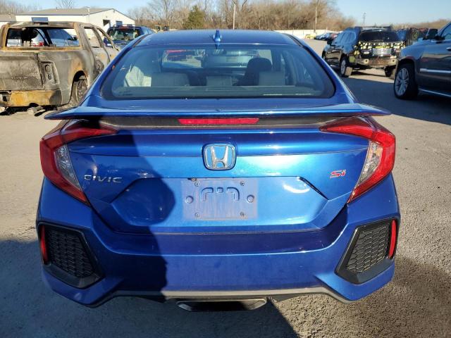 2HGFC1E50JH700742 - 2018 HONDA CIVIC SI BLUE photo 6