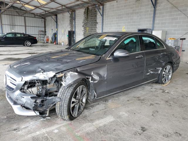 WDDWF4JB7JR341138 - 2018 MERCEDES-BENZ C 300 GRAY photo 1