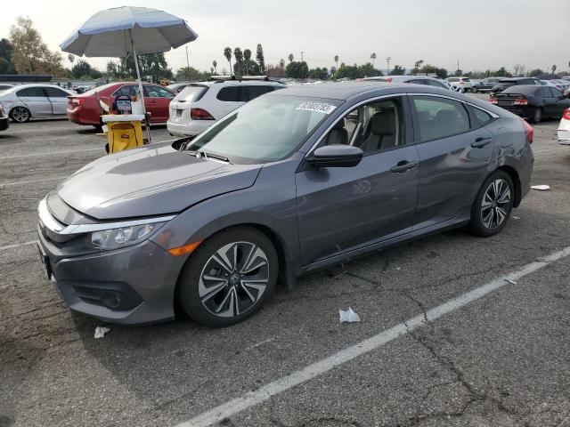 JHMFC1F30JX040837 - 2018 HONDA CIVIC EX GRAY photo 1