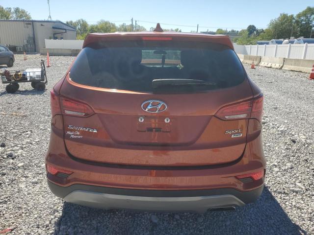 5XYZTDLB5HG449814 - 2017 HYUNDAI SANTA FE S ORANGE photo 6