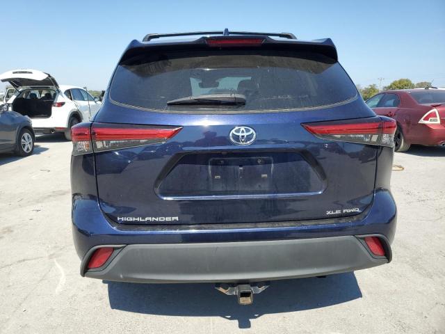 5TDGZRBH4MS088145 - 2021 TOYOTA HIGHLANDER XLE Կապույտ լուսանկար 6