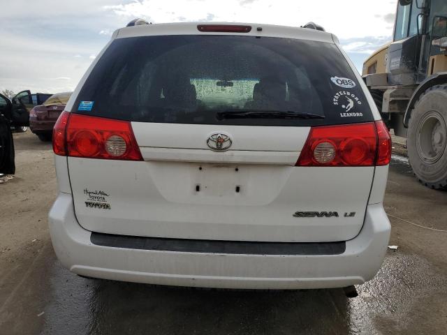 5TDZA23C86S560344 - 2006 TOYOTA SIENNA CE WHITE photo 6