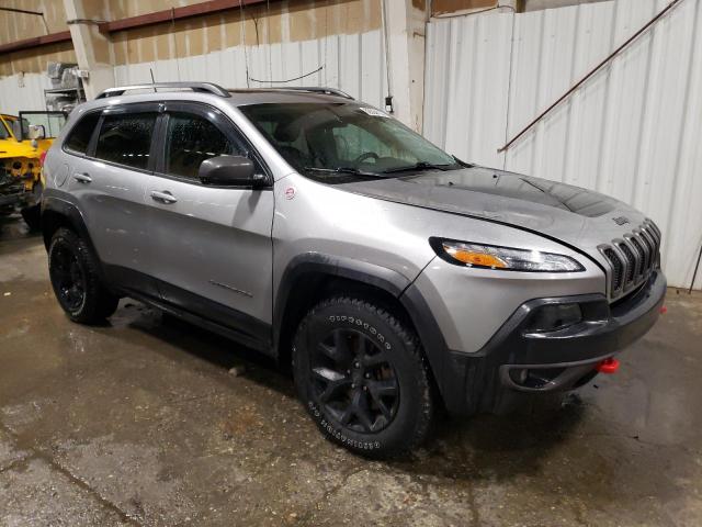 1C4PJMBS2HW601520 - 2017 JEEP CHEROKEE TRAILHAWK SILVER photo 1