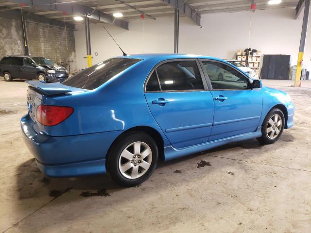 2T1BR32E67C829485 - 2007 TOYOTA COROLLA CE BLUE photo 3