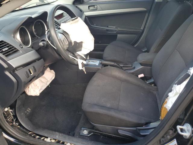 JA32U2FU1BU040603 - 2011 MITSUBISHI LANCER ES/ES SPORT შავი ფოტო 7