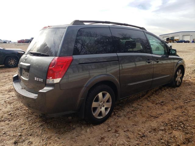 5N1BV28U36N104678 - 2006 NISSAN QUEST S GRAY photo 3