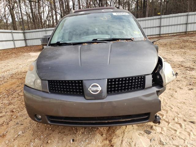 5N1BV28U36N104678 - 2006 NISSAN QUEST S GRAY photo 5