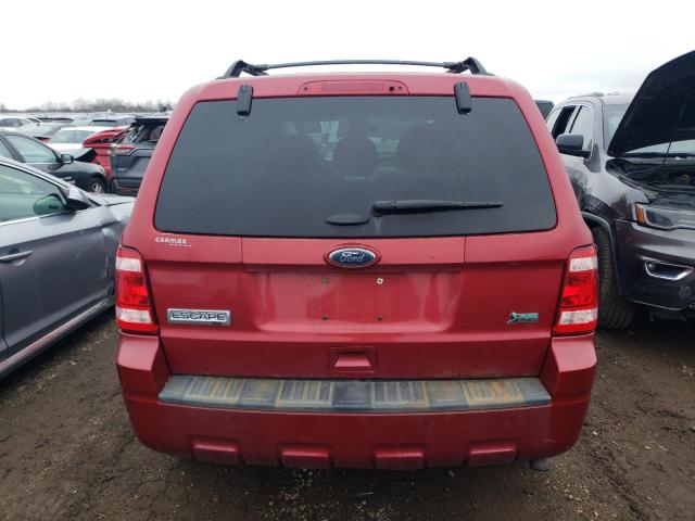 1FMCU0DG9CKA48903 - 2012 FORD ESCAPE XLT RED photo 6