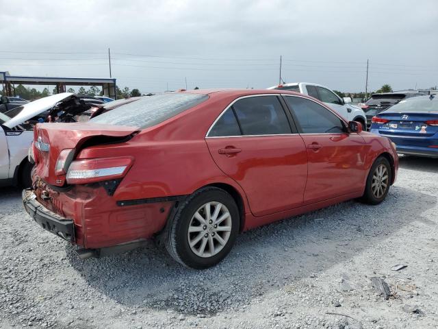 4T1BF3EK9AU522201 - 2010 TOYOTA CAMRY BASE RED photo 3