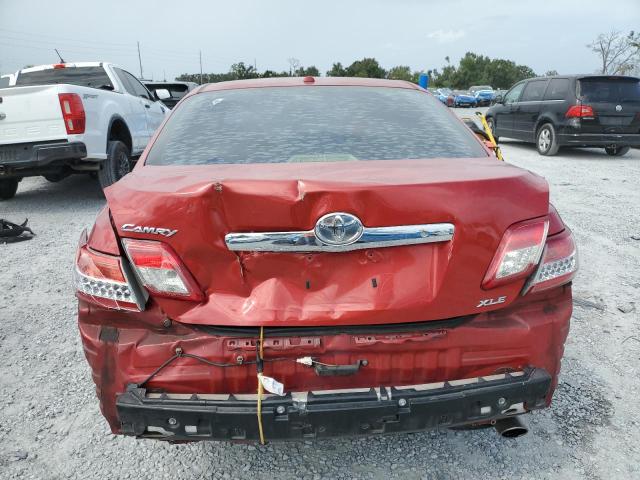4T1BF3EK9AU522201 - 2010 TOYOTA CAMRY BASE RED photo 6