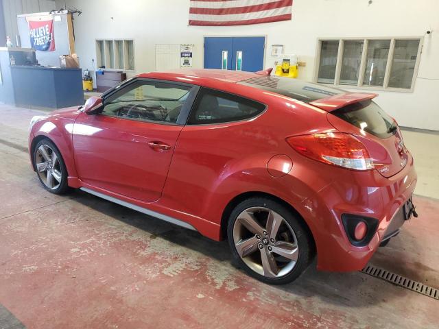 KMHTC6AE5DU142985 - 2013 HYUNDAI VELOSTER TURBO RED photo 2