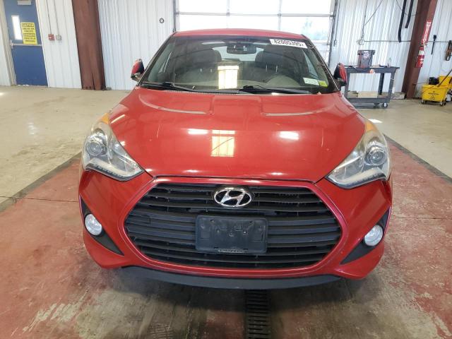 KMHTC6AE5DU142985 - 2013 HYUNDAI VELOSTER TURBO RED photo 5