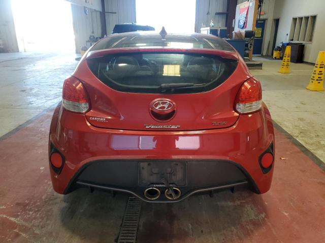 KMHTC6AE5DU142985 - 2013 HYUNDAI VELOSTER TURBO RED photo 6