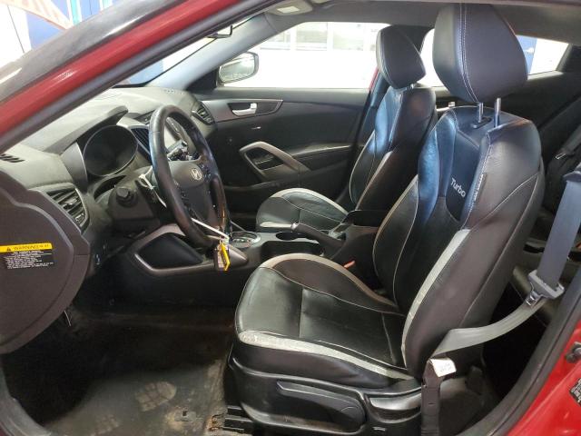 KMHTC6AE5DU142985 - 2013 HYUNDAI VELOSTER TURBO RED photo 7
