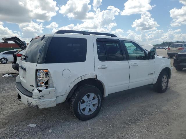 1FMEU73E08UB32184 - 2008 FORD EXPLORER XLT Blanc photo 3