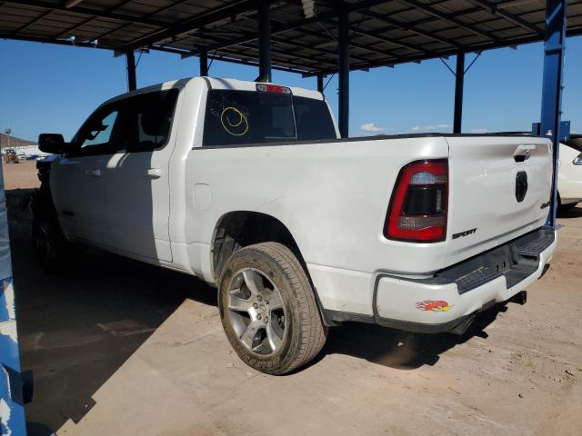 1C6SRFLT9KN699570 - 2019 RAM 1500 REBEL WHITE photo 2