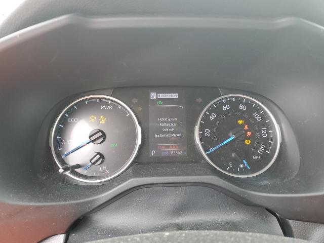 4T3R6RFV4MU023084 - 2021 TOYOTA RAV4 XLE WHITE photo 9