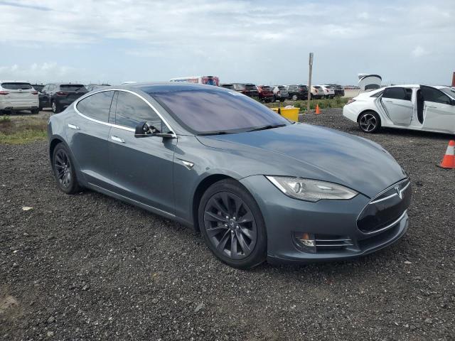 5YJSA1DN1DFP25857 - 2013 TESLA MODEL S 灰色 照片 4