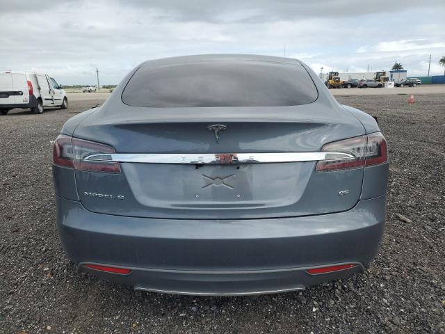 5YJSA1DN1DFP25857 - 2013 TESLA MODEL S 灰色 照片 6