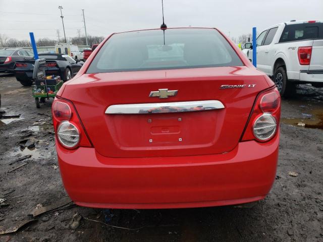 1G1JC5SH8G4184224 - 2016 CHEVROLET SONIC LT RED photo 6