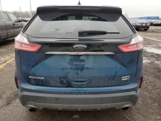 2FMPK4J93LBB59297 - 2020 FORD EDGE SEL BLUE photo 6