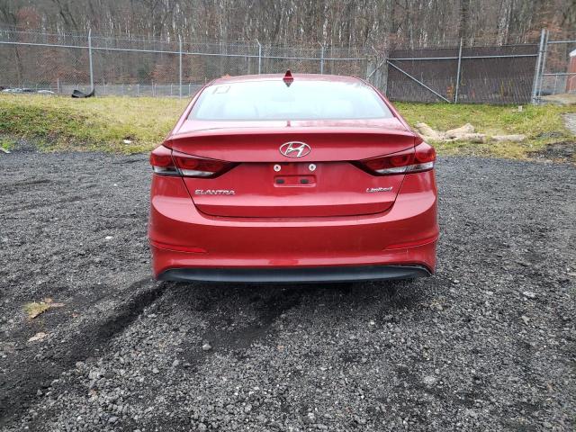 5NPD84LF7HH087461 - 2017 HYUNDAI ELANTRA SE RED photo 6