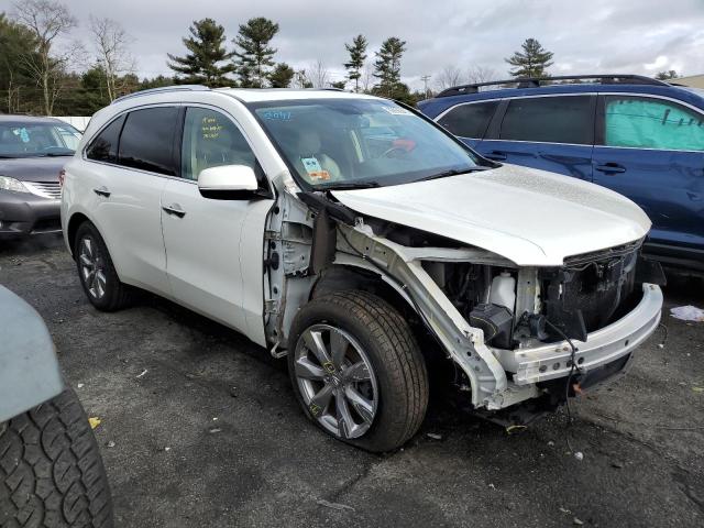 5FRYD4H82EB039690 - 2014 ACURA MDX ADVANCE WHITE photo 4