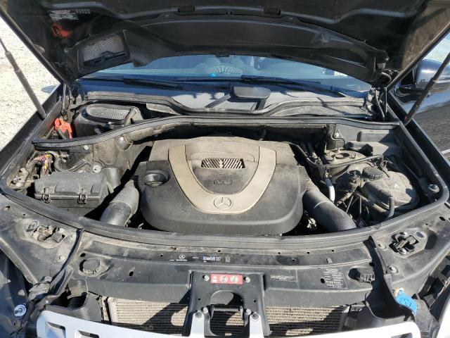4JGBB8GB7BA695126 - 2011 MERCEDES-BENZ ML 350 4MATIC BLACK photo 12