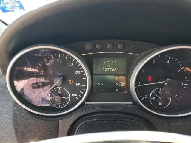 4JGBB8GB7BA695126 - 2011 MERCEDES-BENZ ML 350 4MATIC BLACK photo 9