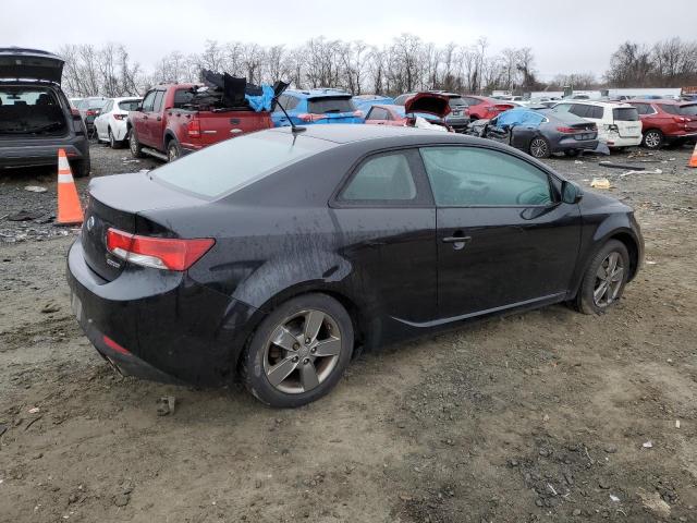 KNAFU6A24C5625782 - 2012 KIA FORTE EX BLACK photo 3