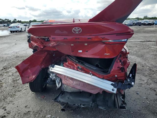 4T1DAACK1SU094480 - 2025 TOYOTA CAMRY XSE أحمر صورة 6