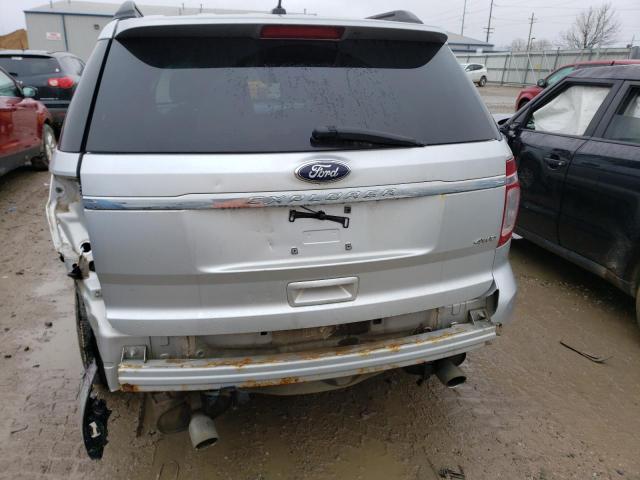 1FM5K8B81DGB58986 - 2013 FORD EXPLORER SILVER photo 6