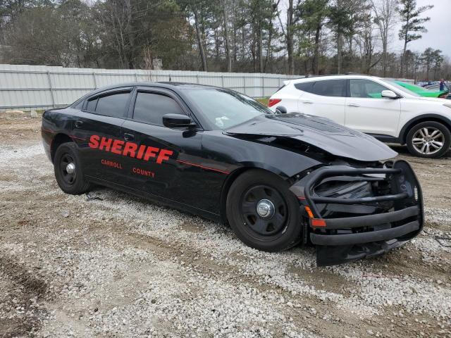 2C3CDXAT2FH928954 - 2015 DODGE CHARGER POLICE BLACK photo 4